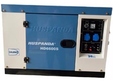 Máy phát điện chạy dầu giảm âm HUSPANDA HD6600S