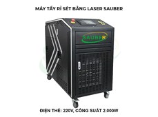  Máy tẩy rỉ sét bằng laser Sauber