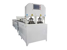 Máy đột lỗ ống/hình dạng/ống/góc CNC tự động cắt đôi 20 tấn Máy đột lỗ 20TB