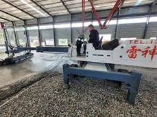 Máy Cân Bằng Bê Tông Thủy Lực Bốn Bánh Lớn VANSE YZ30-4E 