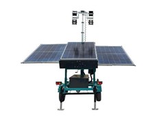Tháp Đèn Cột Mặt Trời Di Động Có Thể Thu Gọn VANSE WSY-160T 