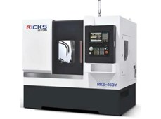 Máy tiện phay ghép //Với trục Y và tháp pháo điện RKS-46DY 