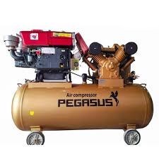 Máy nén khí chạy bằng dầu Diesel 20HP 2 cấp TM-W-2.0/12.5-500L