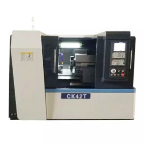 Máy tiện CNC CK42T có trụ công cụ 8 vị trí & lỗ khoan 2 1/2