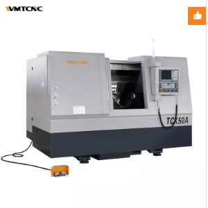 Máy tiện CNC giường nghiêng kim loại WMT Máy tiện tiện CNC TCK50A 