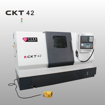 Máy tiện CNC hai đầu CKT42
