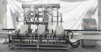  Máy chiết rót đầy chất lỏng bôi trơn thùng hoàn toàn tự động RF-CZG-6