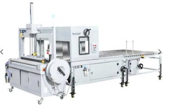 Máy cắt vuông và đóng đai thùng tự động Q80AP