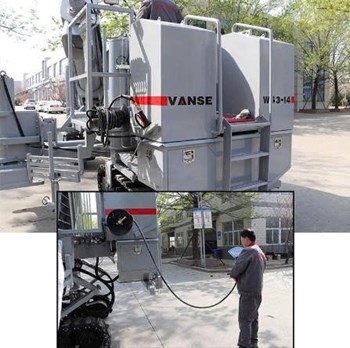 Máy Đúc Bó Vỉa Làm Ván Khuôn Trượt Vỉa Hè VANSE WS3-14