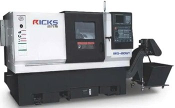 Máy tiện-phay ghép Power Turret//Có ụ sau, Power Turret và trục Y RKS-46DWY 